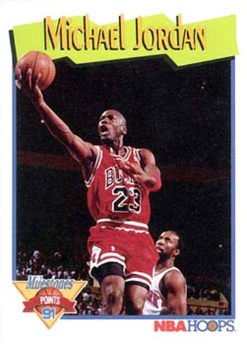 #317 Michael Jordan - Chicago Bulls - 1991-92 Hoops Basketball
