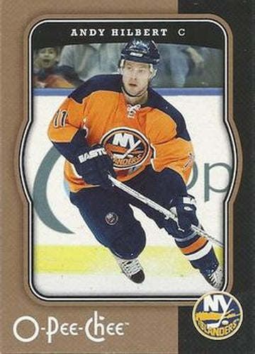 #317 Andy Hilbert - New York Islanders - 2007-08 O-Pee-Chee Hockey