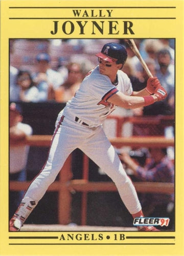#317 Wally Joyner - California Angels - 1991 Fleer Baseball