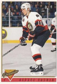 #317 Alexei Yashin - Ottawa Senators - 1993-94 Topps Premier Hockey