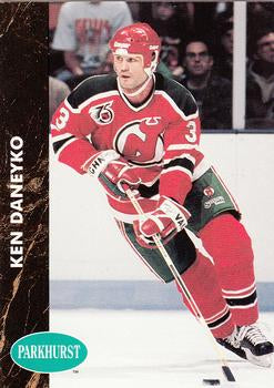 #317 Ken Daneyko - New Jersey Devils - 1991-92 Parkhurst Hockey