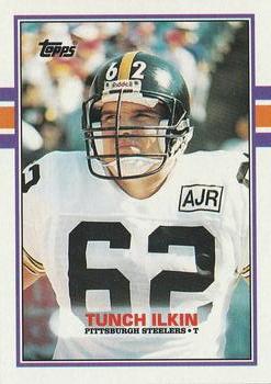 #317 Tunch Ilkin - Pittsburgh Steelers - 1989 Topps Football
