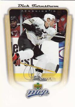 #317 Dick Tarnstrom - Pittsburgh Penguins - 2005-06 Upper Deck MVP Hockey