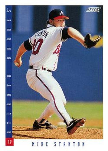 #317 Mike Stanton - Atlanta Braves - 1993 Score Baseball