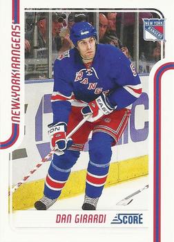#317 Daniel Girardi - New York Rangers - 2011-12 Score Hockey