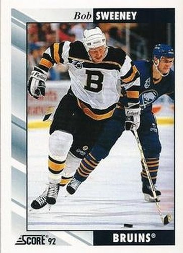 #317 Bob Sweeney - Boston Bruins - 1992-93 Score USA Hockey