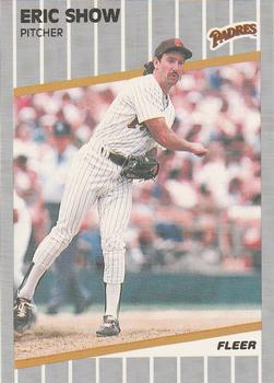 #317 Eric Show - San Diego Padres - 1989 Fleer Baseball
