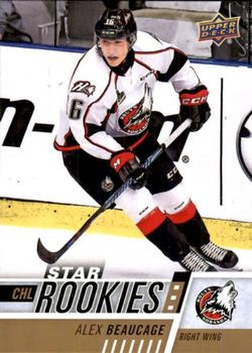 #317 Alex Beaucage - Rouyn-Noranda Huskies - 2017-18 Upper Deck CHL Hockey
