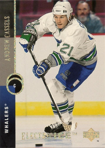 #317 Andrew Cassels - Hartford Whalers - 1994-95 Upper Deck Hockey - Electric Ice