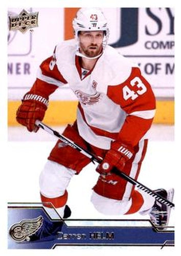 #317 Darren Helm - Detroit Red Wings - 2016-17 Upper Deck Hockey