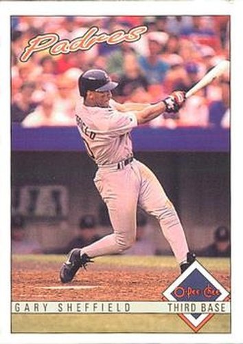 #317 Gary Sheffield - San Diego Padres - 1993 O-Pee-Chee Baseball