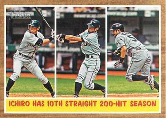 #317 Ichiro Suzuki - Seattle Mariners - 2011 Topps Heritage Baseball