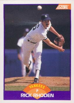 #317 Rick Rhoden - New York Yankees - 1989 Score Baseball
