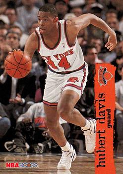 #317 Hubert Davis - New York Knicks - 1995-96 Hoops Basketball