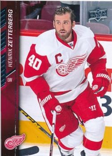 #317 Henrik Zetterberg - Detroit Red Wings - 2015-16 Upper Deck Hockey