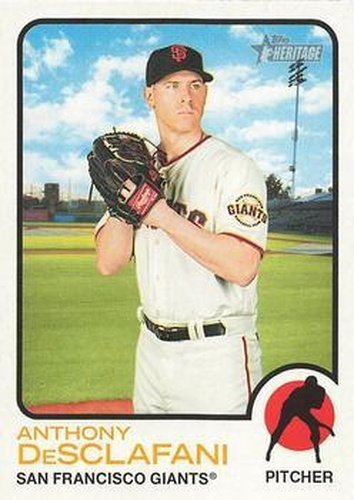 #317 Anthony DeSclafani - San Francisco Giants - 2022 Topps Heritage Baseball