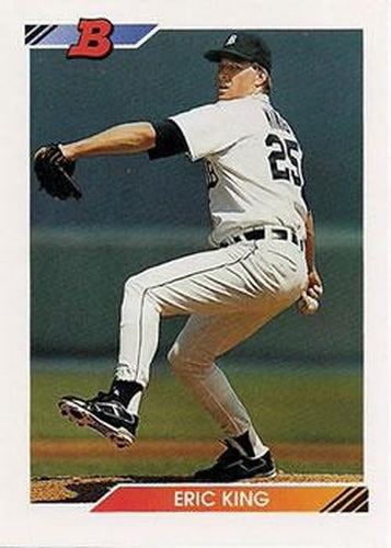 #317 Eric King - Detroit Tigers - 1992 Bowman Baseball