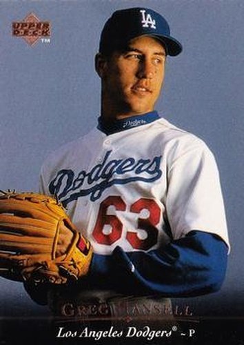 #317 Greg Hansell - Los Angeles Dodgers - 1995 Upper Deck Baseball