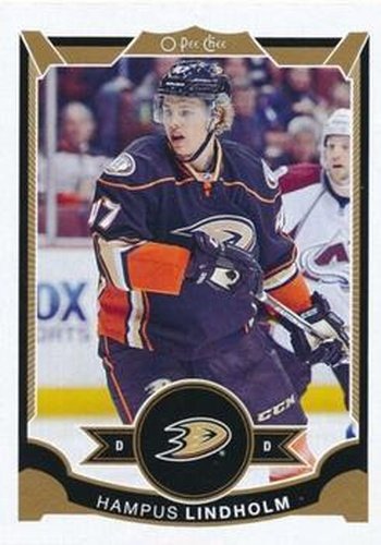 #317 Hampus Lindholm - Anaheim Ducks - 2015-16 O-Pee-Chee Hockey