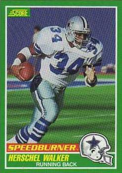 #317 Herschel Walker - Dallas Cowboys - 1989 Score Football