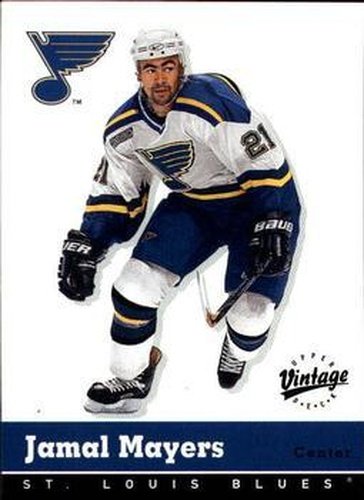 #317 Jamal Mayers - St. Louis Blues - 2000-01 Upper Deck Vintage Hockey