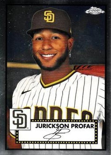 #317 Jurickson Profar - San Diego Padres - 2021 Topps Chrome Platinum Anniversary Baseball