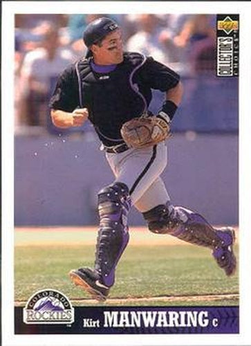 #317 Kirt Manwaring - Colorado Rockies - 1997 Collector's Choice Baseball