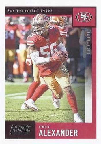 #317 Kwon Alexander - San Francisco 49ers - 2020 Score Football