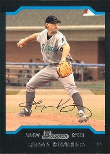 #317 Logan Kensing - Florida Marlins - 2004 Bowman Baseball