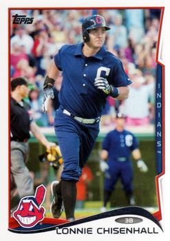 #317 Lonnie Chisenhall - Cleveland Indians - 2014 Topps Baseball