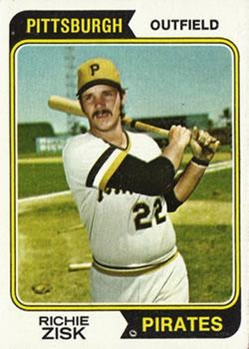 #317 Richie Zisk - Pittsburgh Pirates - 1974 Topps Baseball