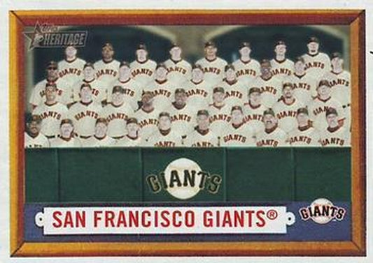 #317 San Francisco Giants - San Francisco Giants - 2006 Topps Heritage Baseball