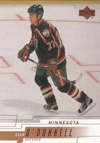 #317 Sean O'Donnell - Minnesota Wild - 2000-01 Upper Deck Hockey