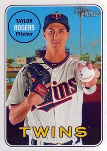 #317 Taylor Rogers - Minnesota Twins - 2018 Topps Heritage Baseball
