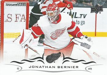 #317 Jonathan Bernier - Detroit Red Wings - 2018-19 Upper Deck Hockey