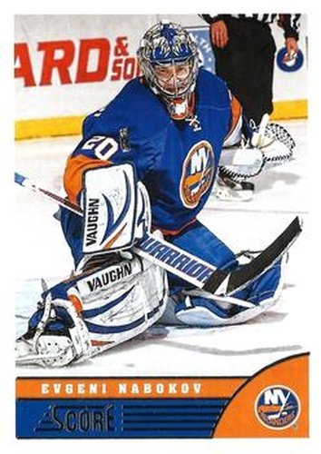 #317 Evgeni Nabokov - New York Islanders - 2013-14 Score Hockey