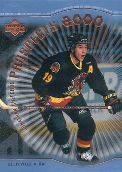 #317 Jonathan Cheechoo - Belleville Bulls - 1999-00 Upper Deck Hockey
