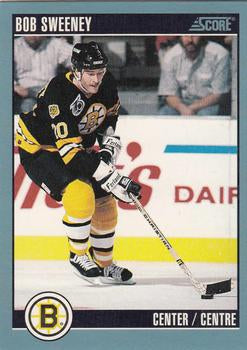 #317 Bob Sweeney - Boston Bruins - 1992-93 Score Canadian Hockey