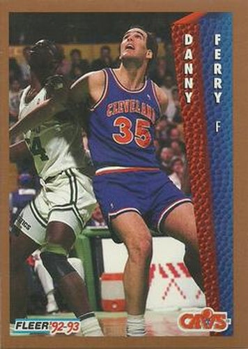 #317 Danny Ferry - Cleveland Cavaliers - 1992-93 Fleer Basketball