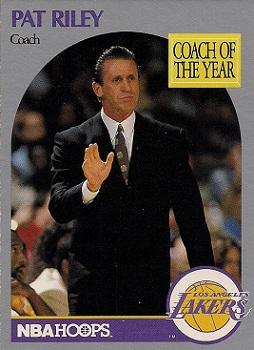 #317 Pat Riley - Los Angeles Lakers - 1990-91 Hoops Basketball