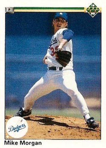 #317 Mike Morgan - Los Angeles Dodgers - 1990 Upper Deck Baseball