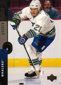 #317 Andrew Cassels - Hartford Whalers - 1994-95 Upper Deck Hockey