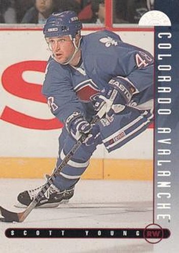 #317 Scott Young - Colorado Avalanche - 1995-96 Leaf Hockey
