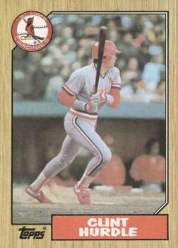 #317 Clint Hurdle - St. Louis Cardinals - 1987 Topps Baseball