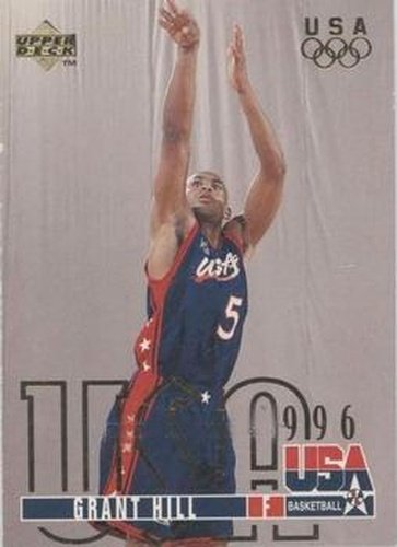 #317 Grant Hill - USA - 1995-96 Upper Deck Basketball
