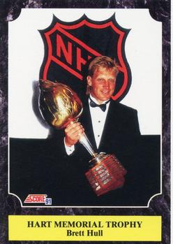 #318 Brett Hull - St. Louis Blues - 1991-92 Score Canadian Hockey