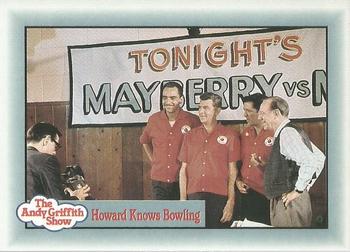 #318 Howard Knows Bowling - 1990-91 Pacific The Andy Griffith Show