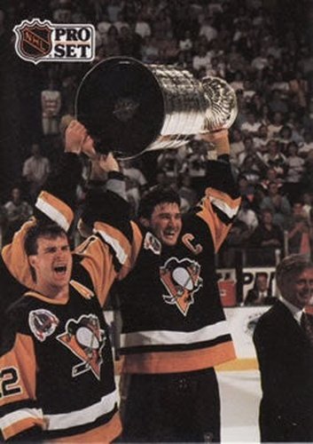 #318 Mario Lemieux - 1991-92 Pro Set Hockey