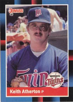#318 Keith Atherton - Minnesota Twins - 1988 Donruss Baseball