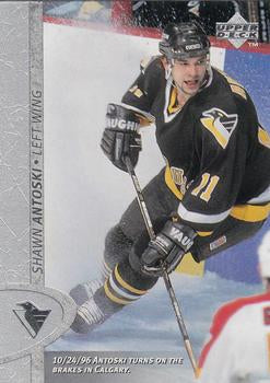 #318 Shawn Antoski - Pittsburgh Penguins - 1996-97 Upper Deck Hockey